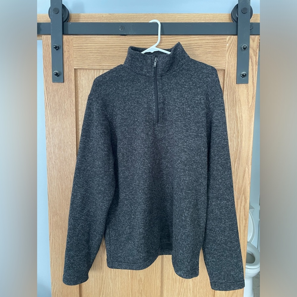 Heather Black Quarter Zip